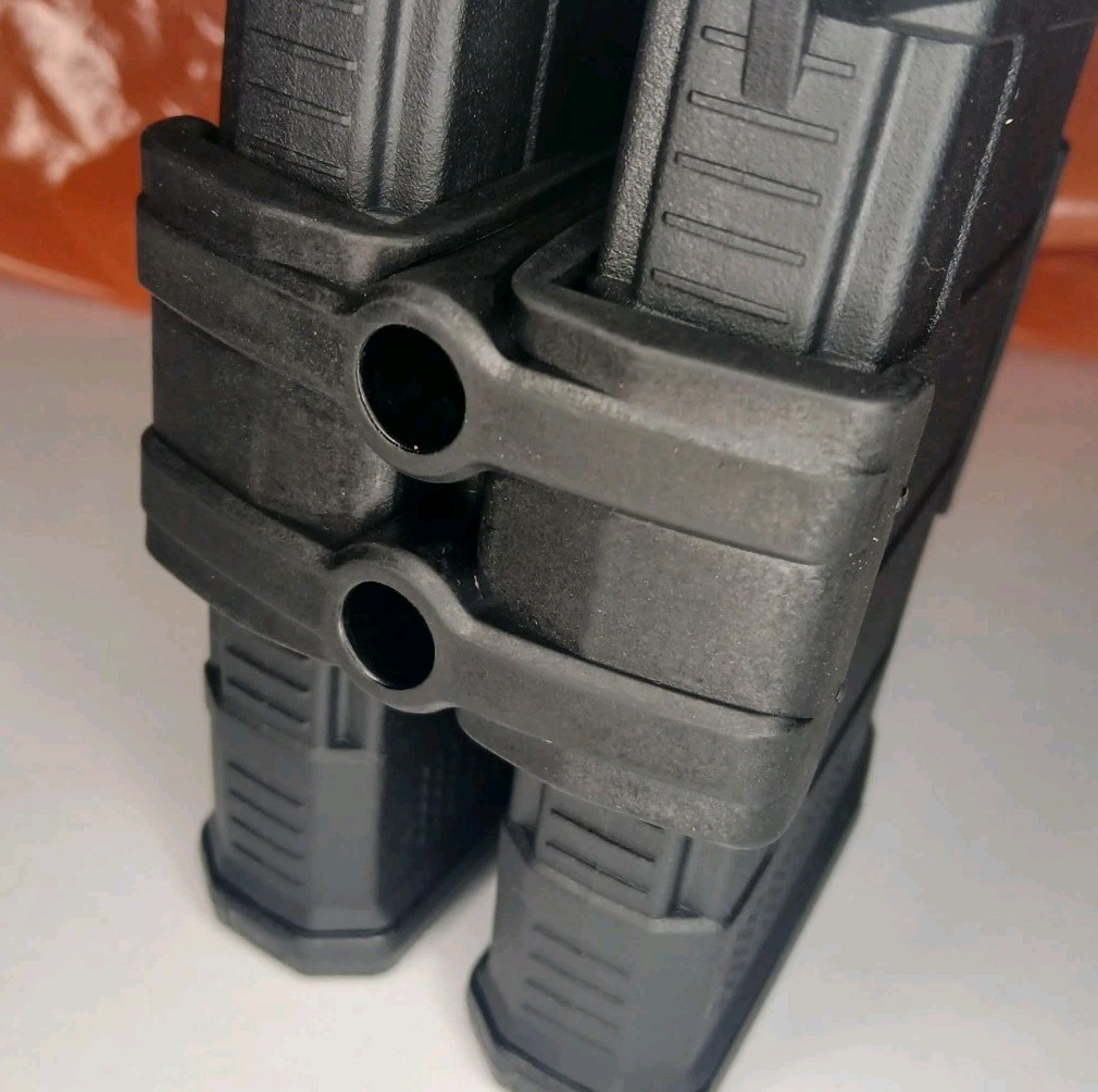 Single Mag Coupler Link - Matte Black Deburred - Snag-Free for 5.56 / .223