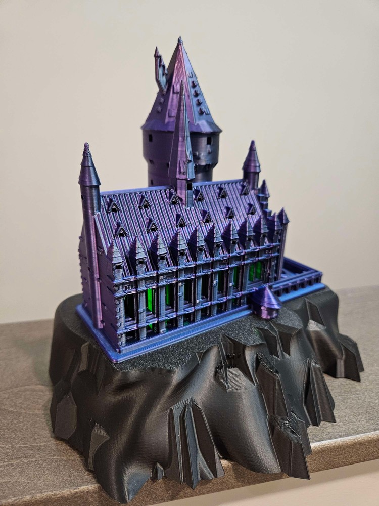 Hogwarts castle lamp 3D