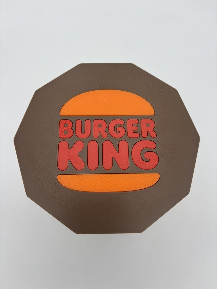 Burger King Cryptex Lock Puzzle Box With Hidden Compartments
