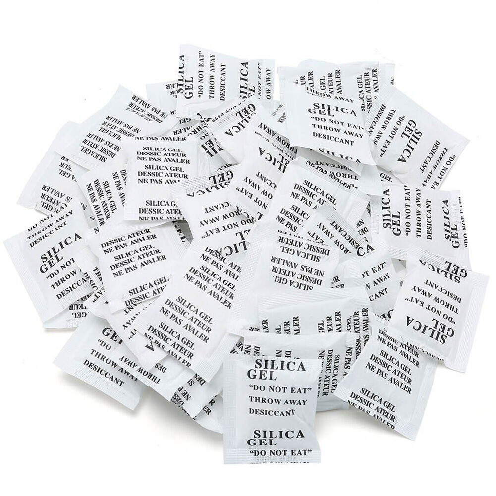 100/60 Packs Grams Silica Gel Desiccant Packets Moisture Absorber Drying Bags
