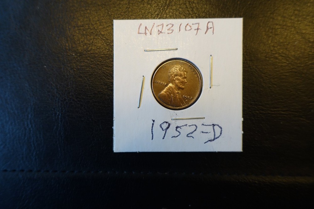 1952-D 1 cent Lincoln  Penny