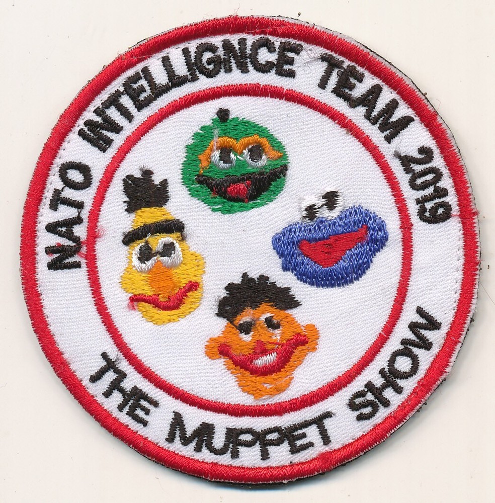 NATO Intelligence Team 2019 The Muppet Show patch Afghanistan made