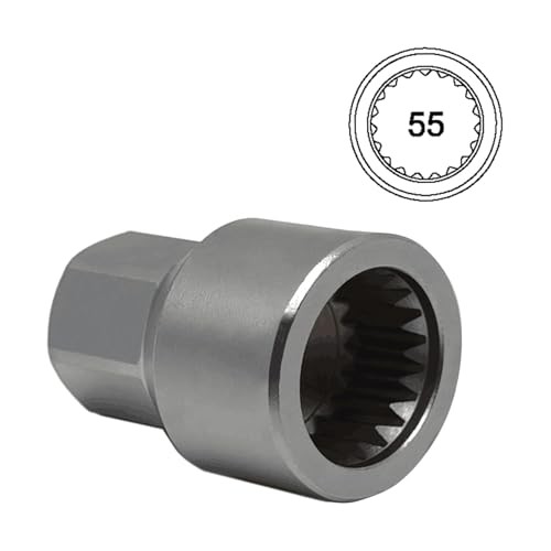 ABC-55 19Pt Outer Ring 4mm Wheel Locking Nut ABC-55 Outer ring thickness: 4mm