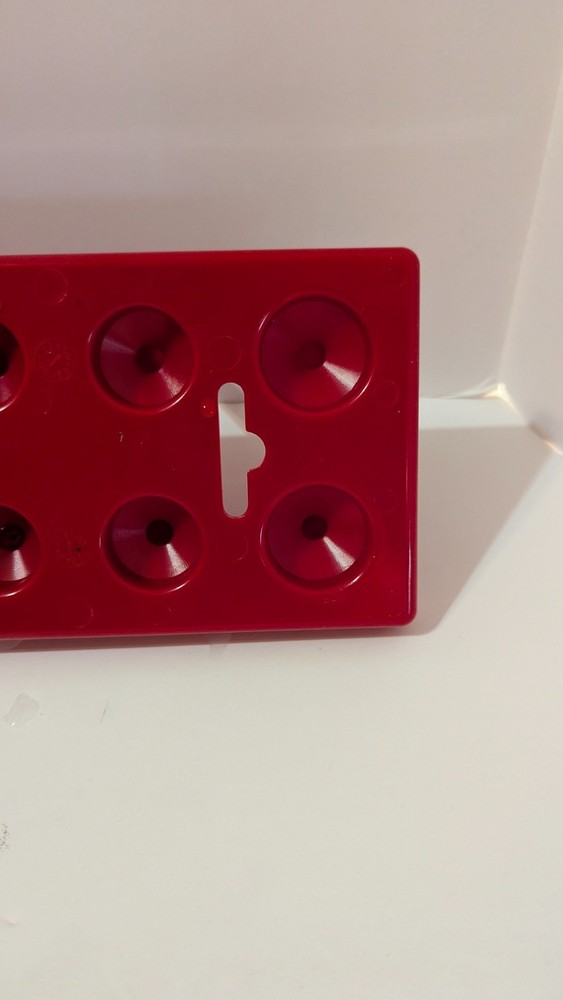 U.S. General Peg Type SAE Socket Tray 3 Piece Red Tool Organization Garage
