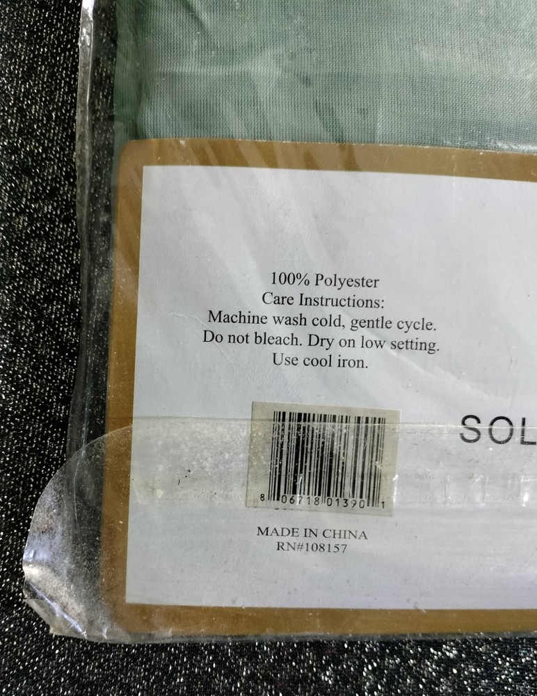 Sally Linda Textile Solid Voile Panel 60 x 84 In