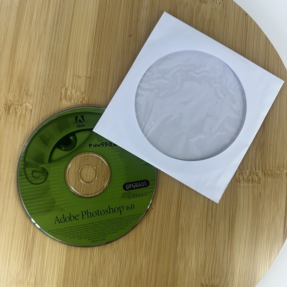 Ad0be Photoshop 6.0 Upgrade for Windows Software (READ DESCRIPTION)