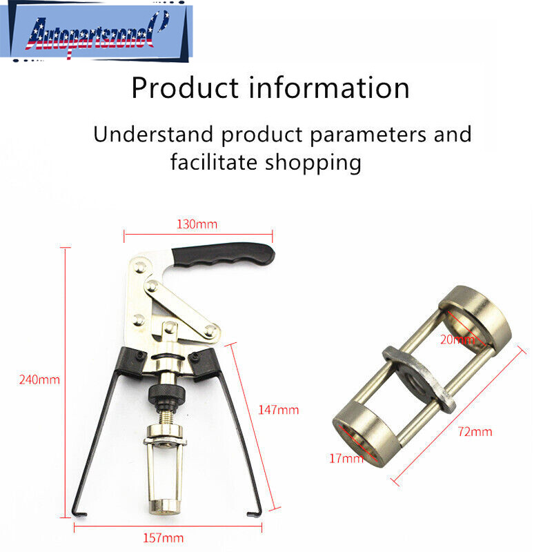 New X-Long Overhead Valve Spring Remover Compressor Stem Engine Seal Keeper Tool