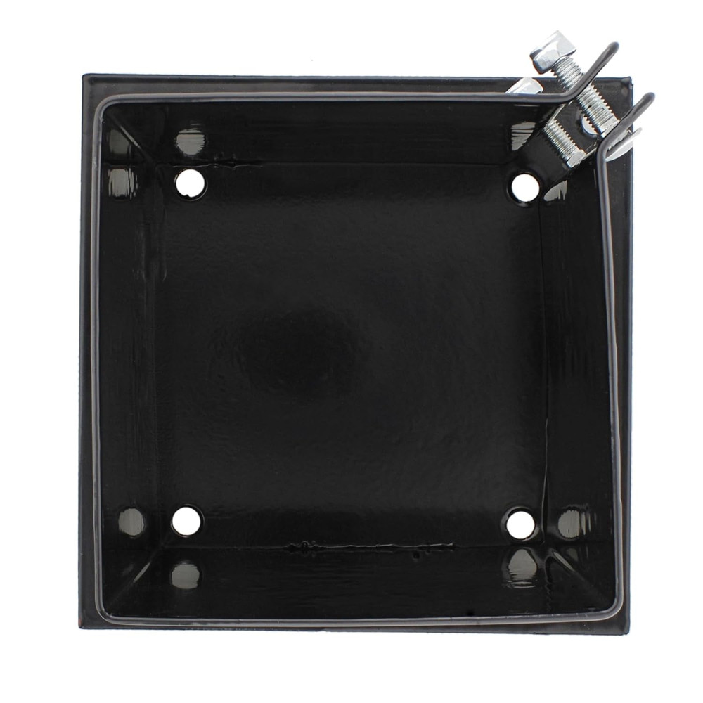 No Dig 6X6 Post Anchor Square Bracket 1Pk - Bolt down Post Base Wood Post Ground