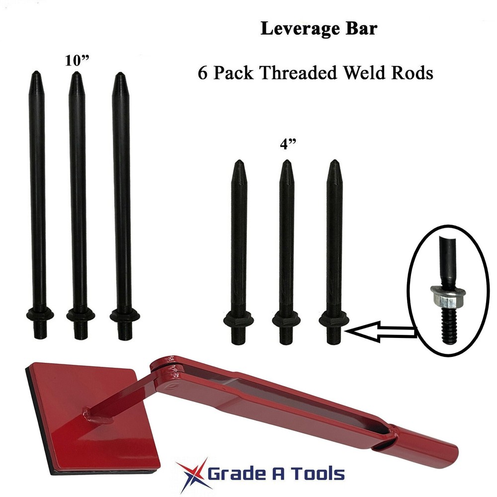 Leverage Pulling Bar & Weld Rod Kit  For Killer Tools ART38 Dent Puller