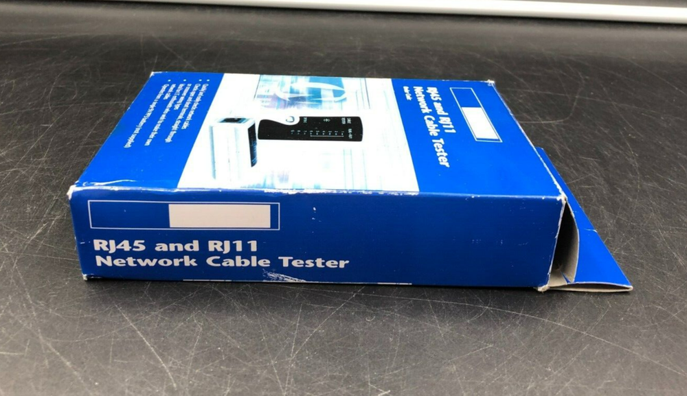 RJ45 and RJ11 Network Computer Cable Ethernet LAN Tester In Box