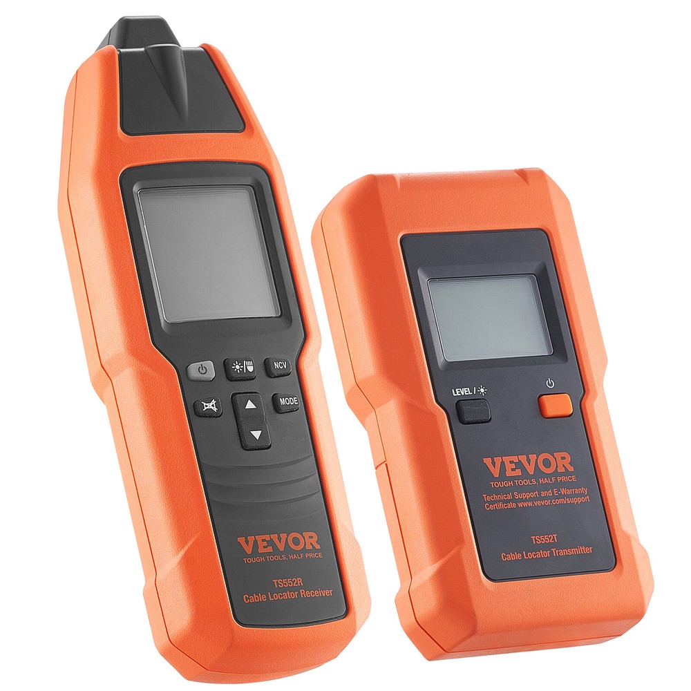 VEVOR Underground Cable Locator 8.5FT Max. Detection Depth Wire Break Detector