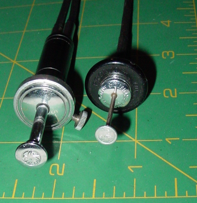2 Vintage Camera Mechanical Shutter Cable Release Thumb Triggers Mix Lot Germay