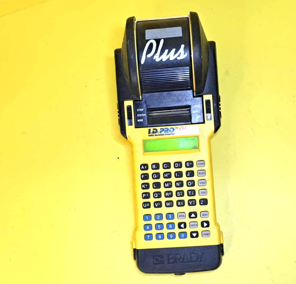 ⚡100% UNTESTED & DAMAGED⚡BRADY I.D. PRO PLUS IDPROPLUS WIRE MARKER LABEL PRINTER