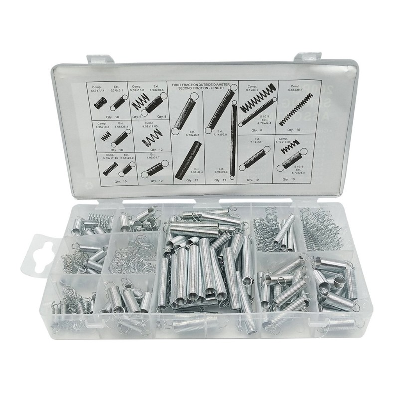 Comprehensive Steel Spring set Multifunction 200pcs Spring Set for Repairs &