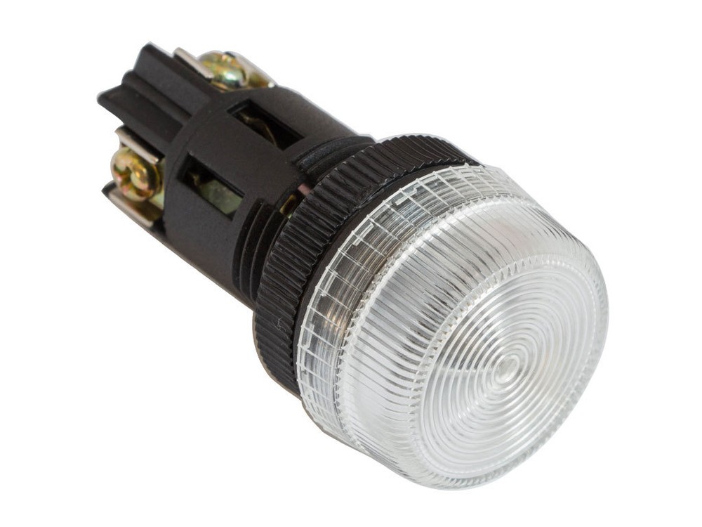 NPL-22 ATI White LED Pilot Indicator Light 22mm 220V AC Replaceable Lamp