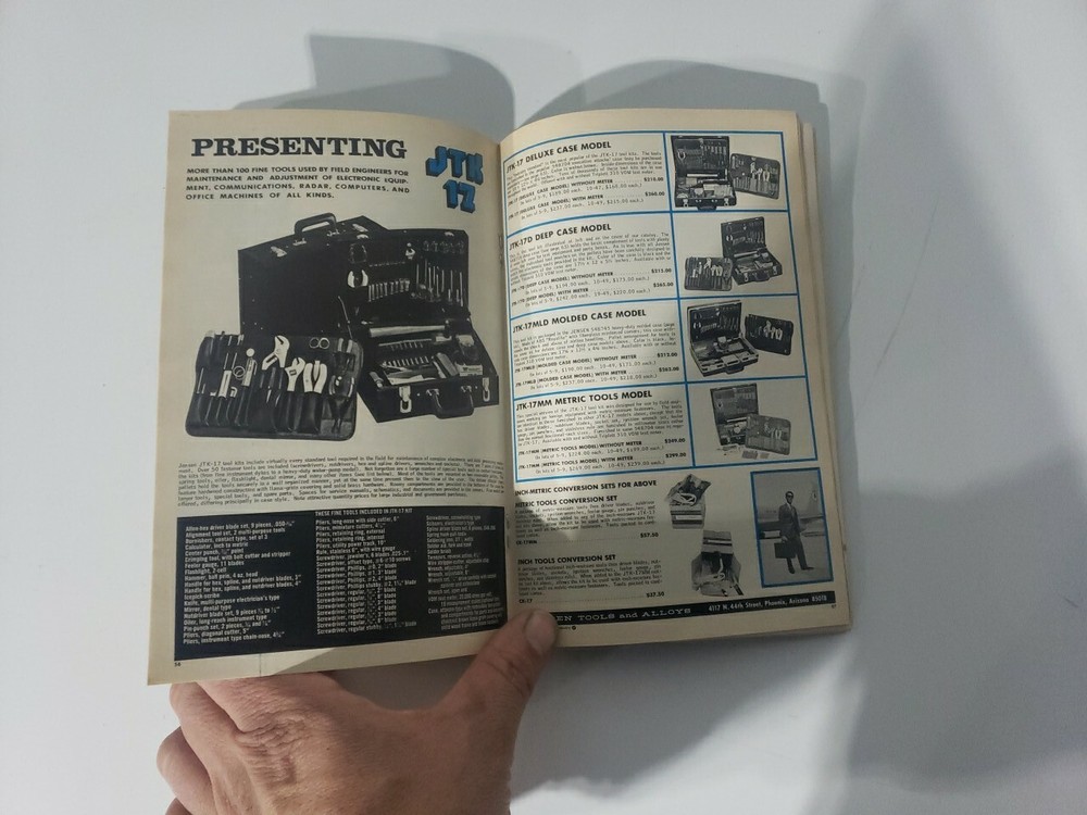 1974 JENSEN TOOLS ORIGINAL 112 PAGE CATALOG #674!!