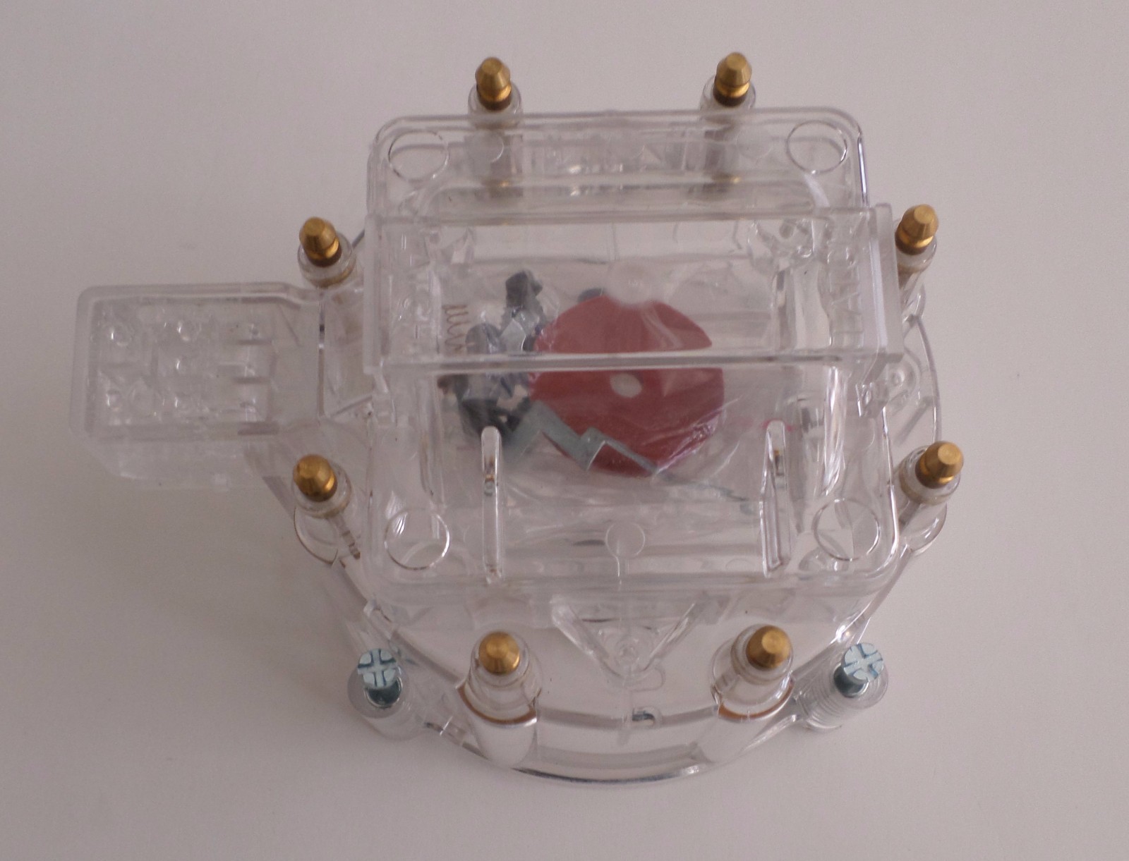 HEI Distributor Cap, Coil Cover & Rotor CLEAR GM-CHEVY-PONTIAC-OLDSMOBILE-FORD