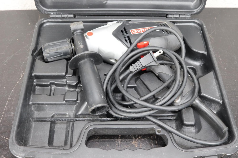 Craftsman 1/2 Inch Variable Speed Reversible Hammer Drill Case Model 315.101370