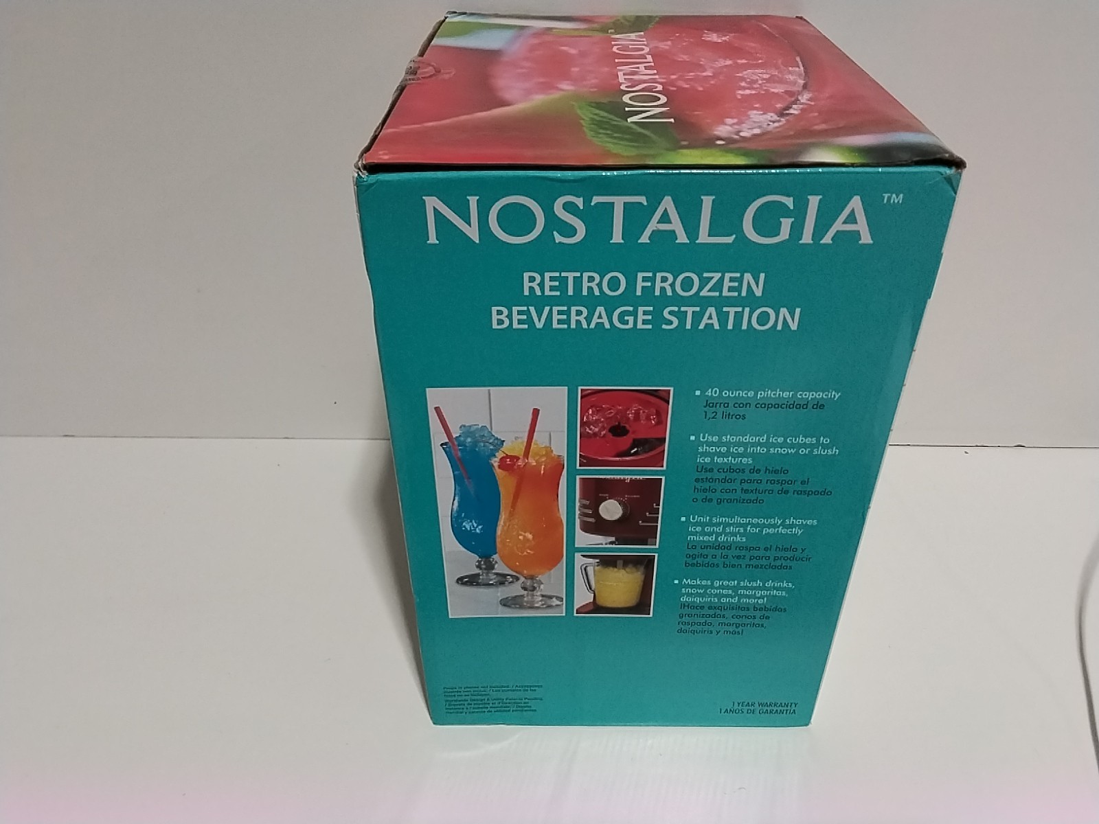 Nostalgia Retro Frozen Beverage Station Makes Slush Drinks Snow Cones& More New