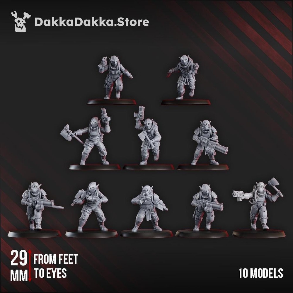 Gorggrot Tactic Squad - Set of 10
