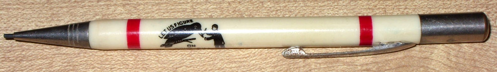 RUNKE & WARD GARAGE, MAPLETON, MINN. MECHANICAL PENCIL