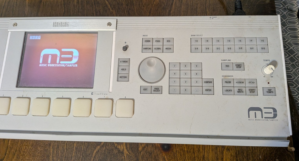 Korg M3 Synthesizer Sampler Module with EXB-FW and EXB-M256 - READ DESC