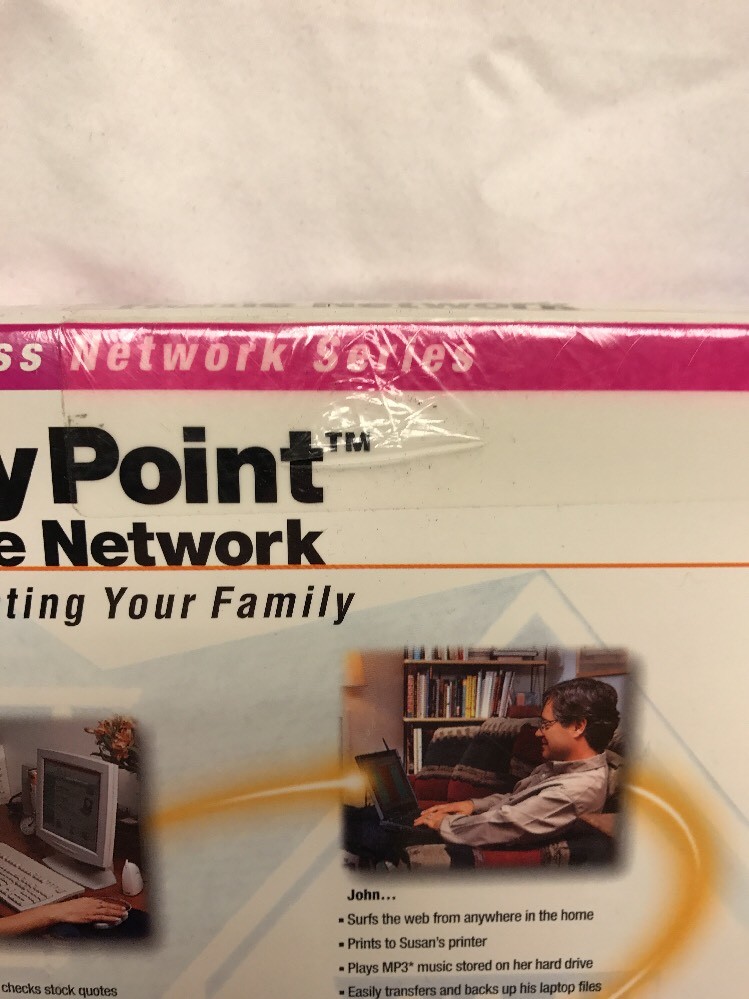 Sealed Box Intel AnyPoint Wireless Home Network 1.6M PC Card Adapter
