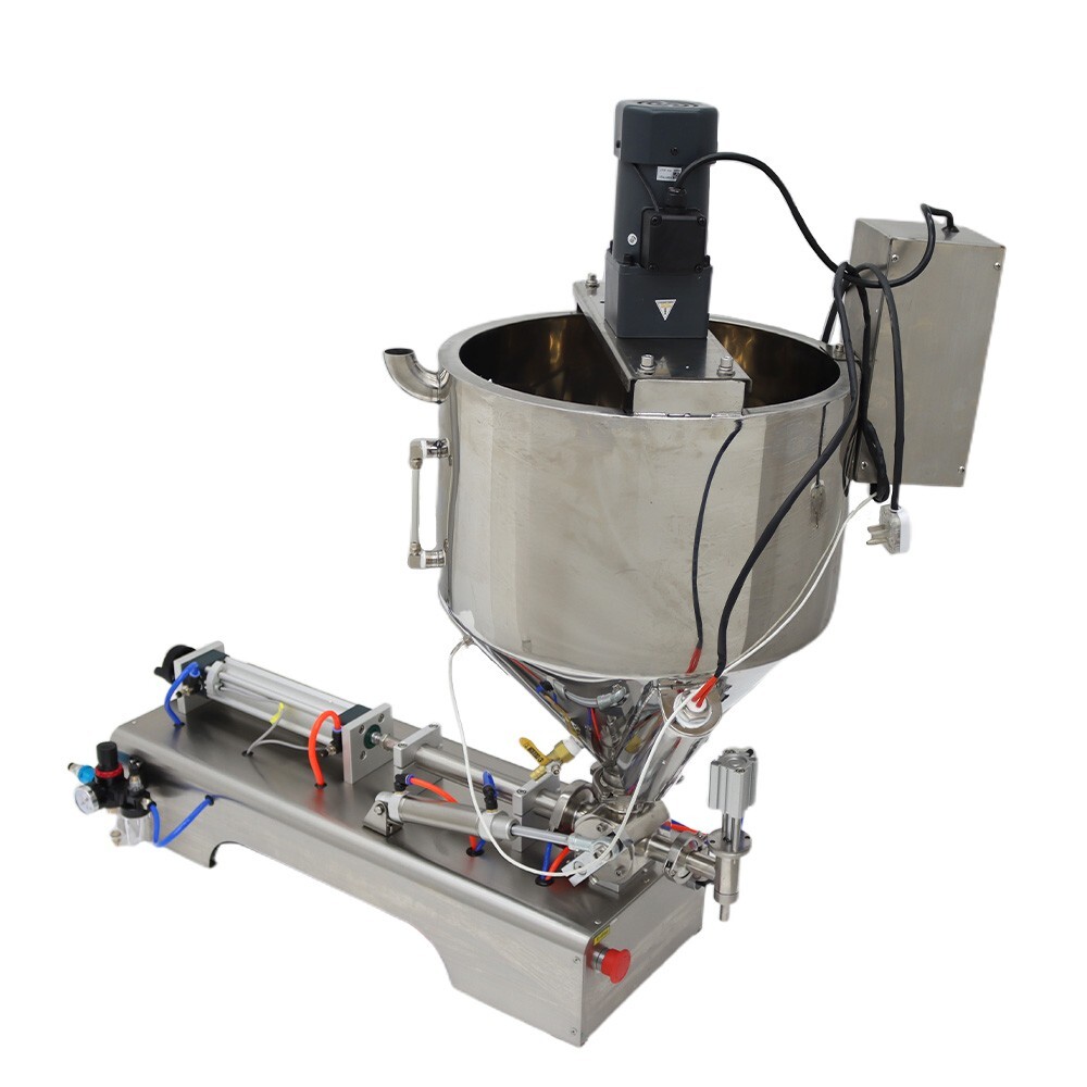 TECHTONGDA® Paste Liquid Filling Machine 10-100ml Mixing&Heating Function One