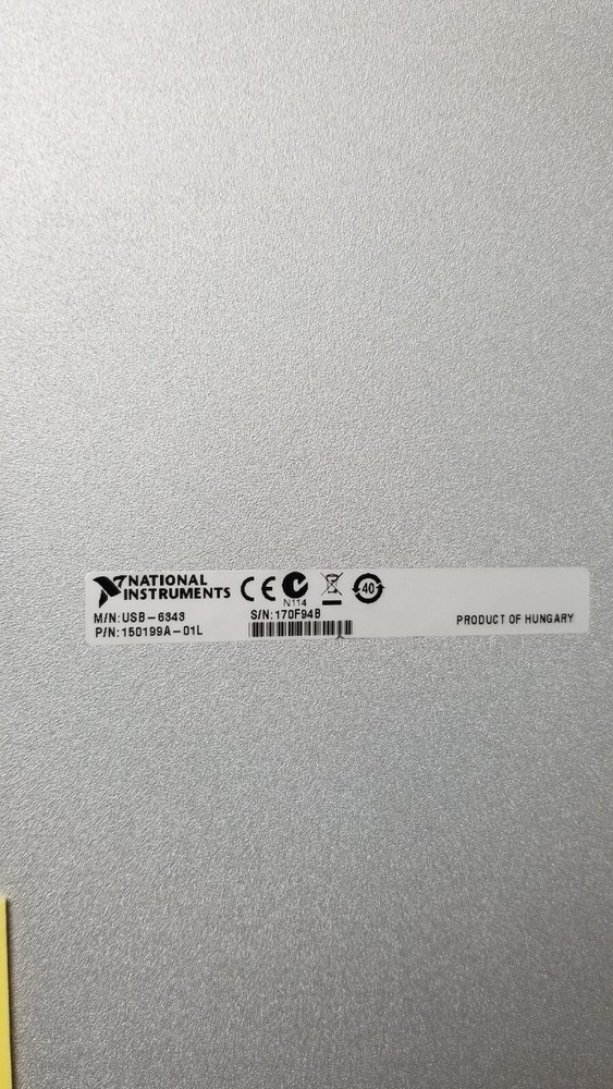 National Instruments USB-6343 Data Acquisition Device X-Series Multifunction DA