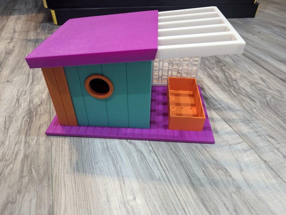 Midcentury Bird House / Feeder /Planter