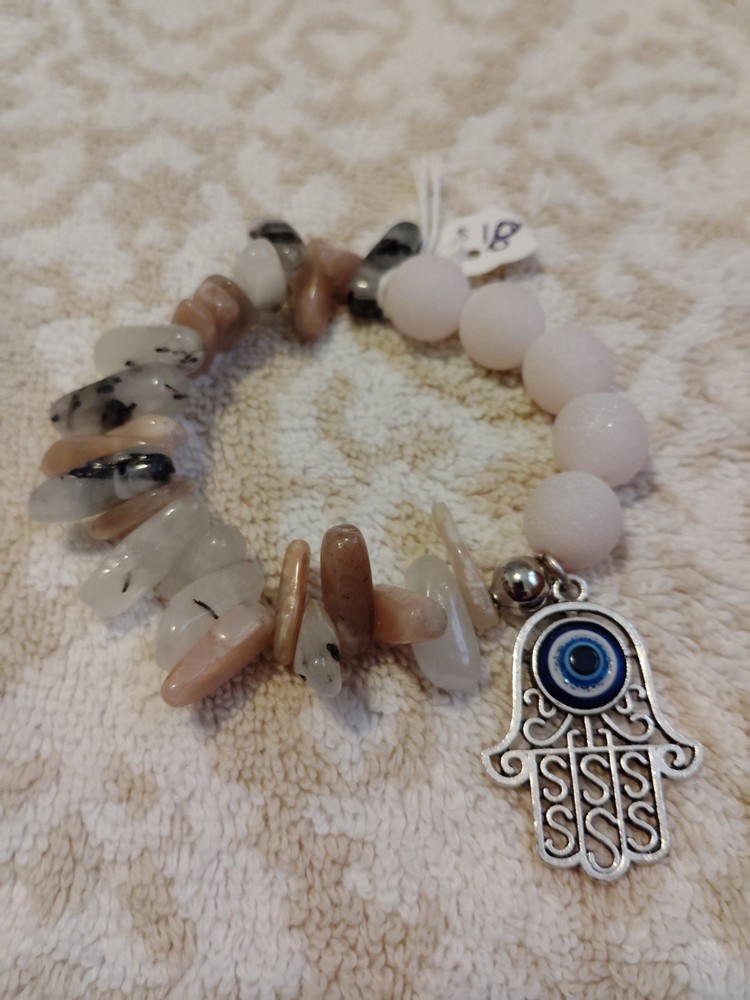 Handcrafted Bracelet / 2 Pair Earrings