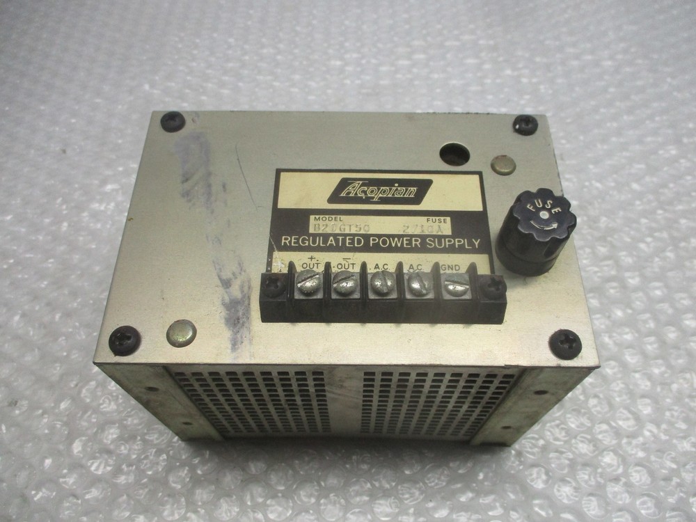 ACOPIAN B2CGT50 POWER SUPPLY UNMP