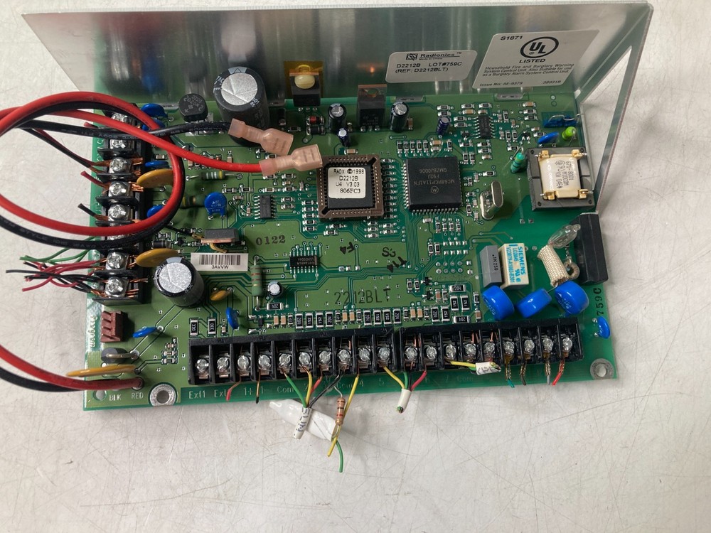 Bosch/Radionics Digital Alarm Control Panel Board D2212B