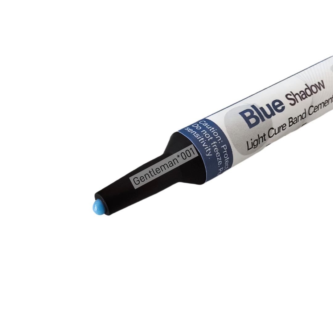 Dental Orthodontic Brackes Bonding Adhesive Light Cure Band Cement Blue Paste 5g