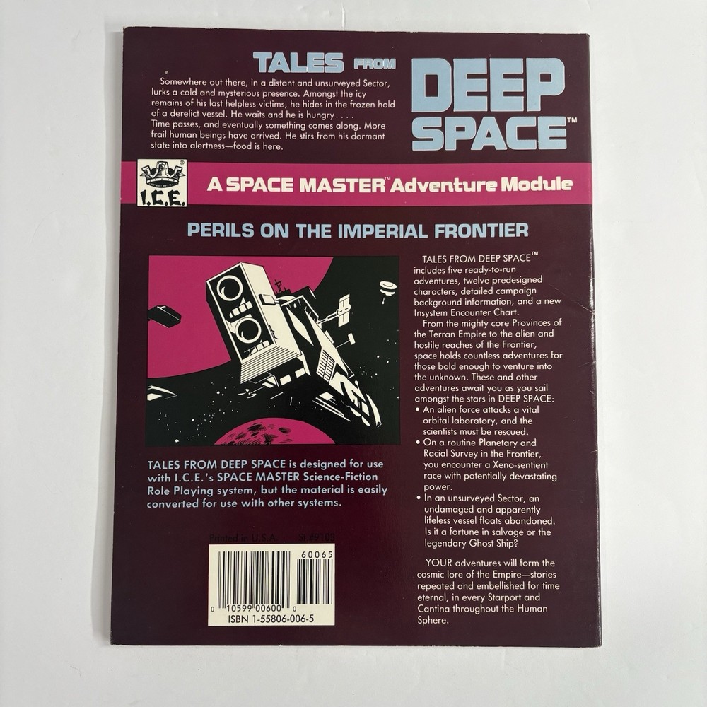 Tales From Deep Space. Perils on the Imperial Front.SPACE MASTER, I.C.E. #9103
