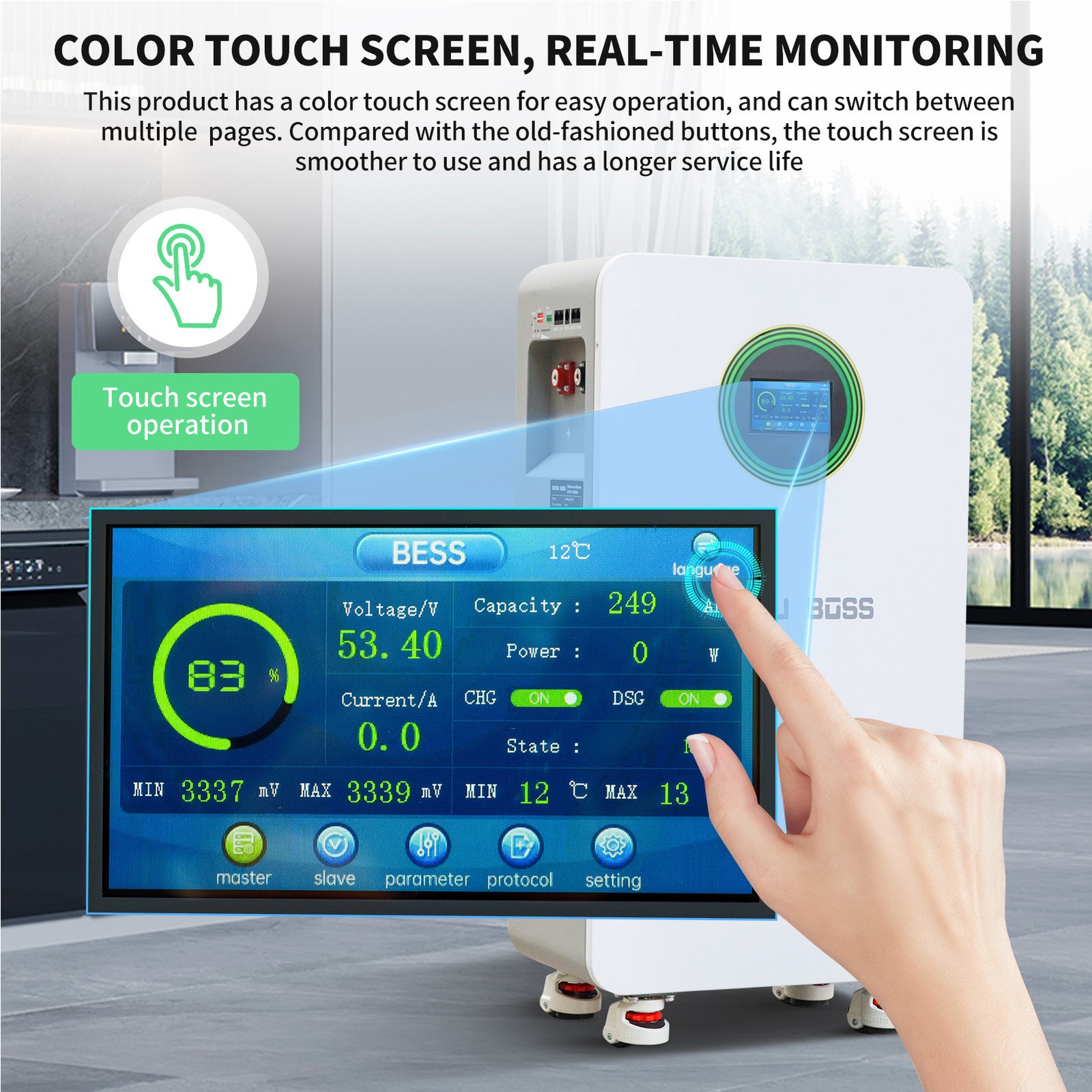 48V 314Ah 16.07kWh Lithium Battery LiFePO4 Battery for RV Solar Off-grid Boat