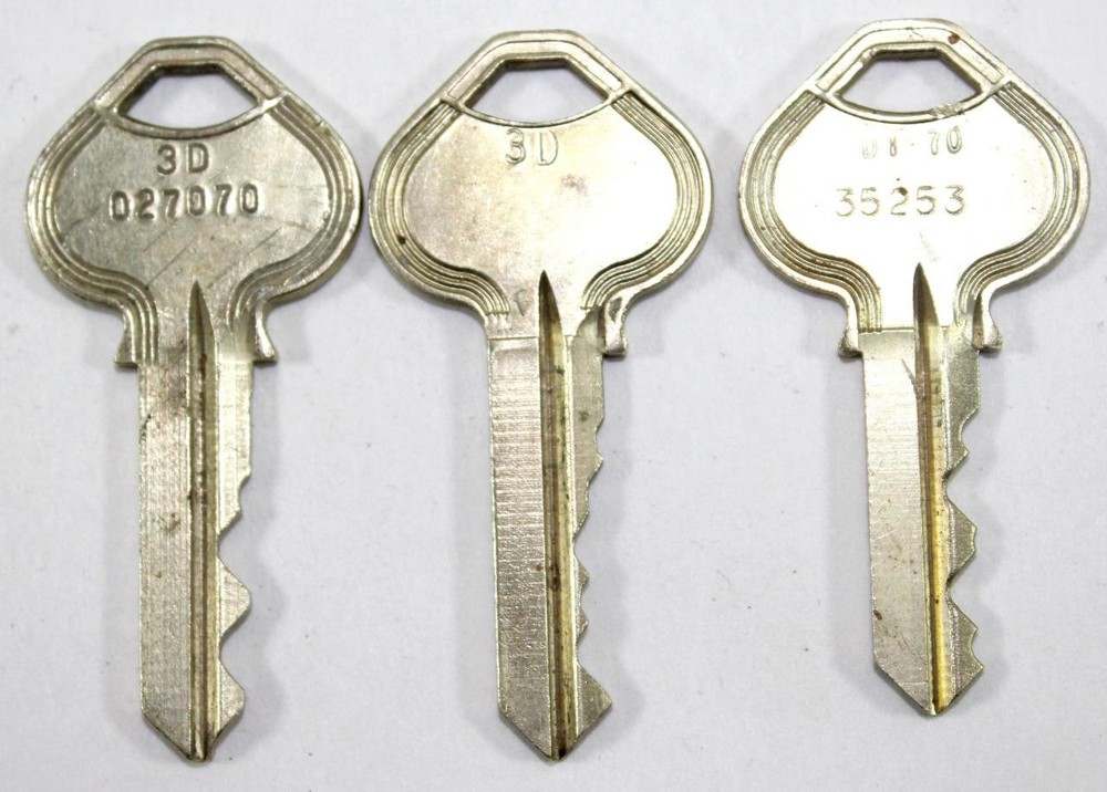 3 ~ Vintage Russwin Keys