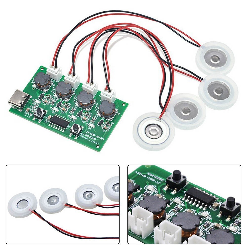 High Performance Atomization with Mist Maker and Four Atomized Drive Board