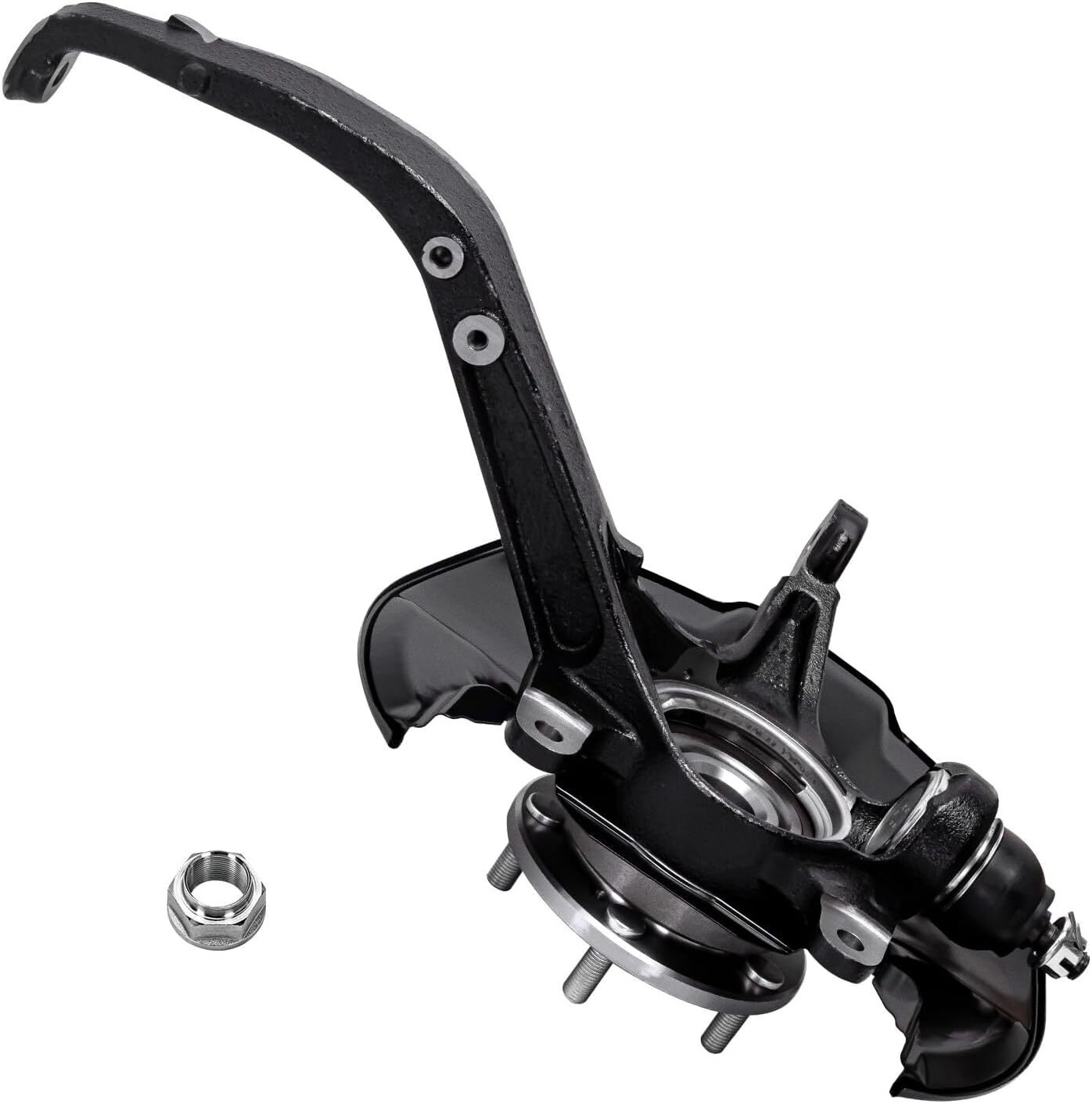 Pair For 2008-12 Honda Accord 2.4L 3.5L Front Wheel Bearing Hub Knuckle Assembly