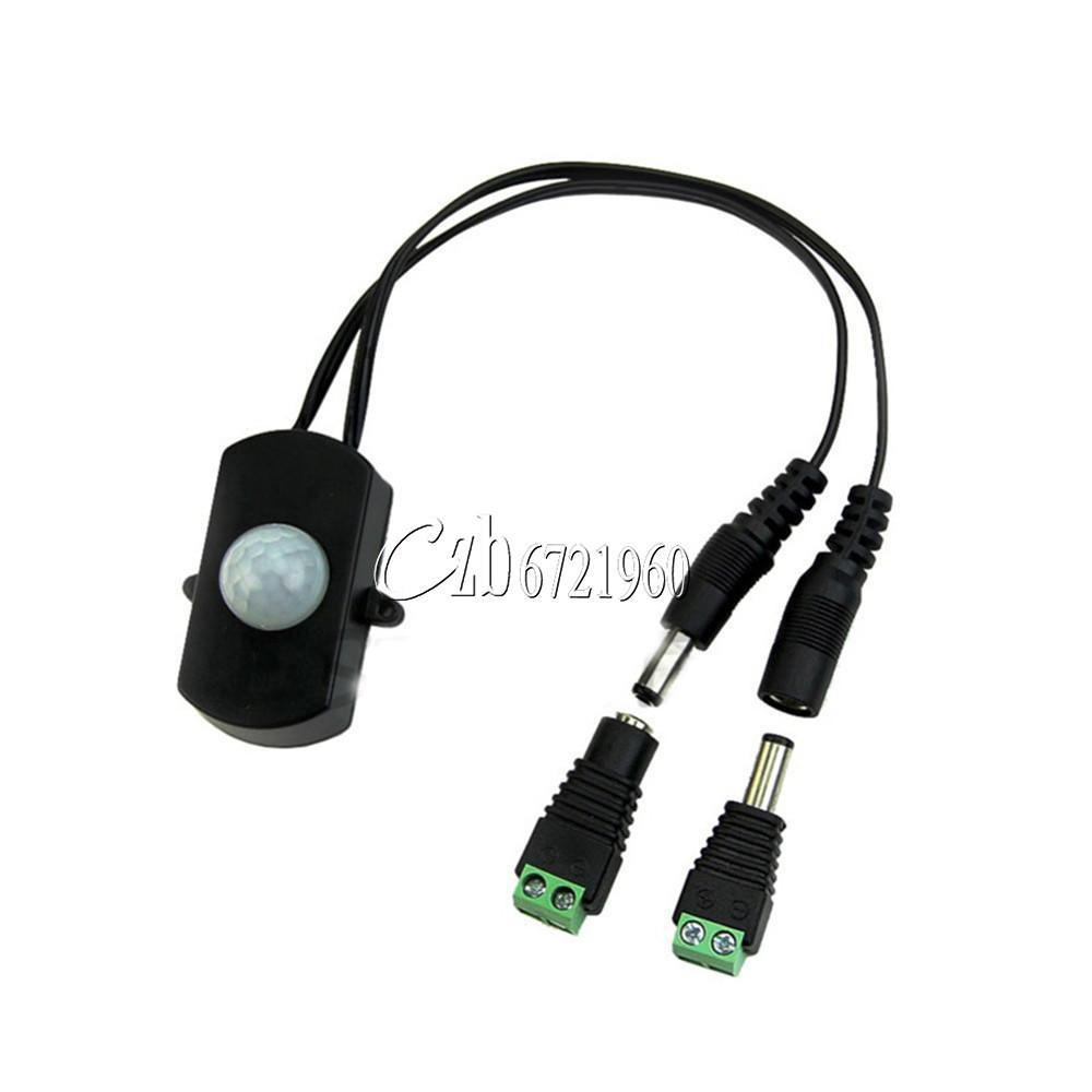 DC 5-24V 5A Infrared PIR Motion Sensor Security Light Control Switch + Connector