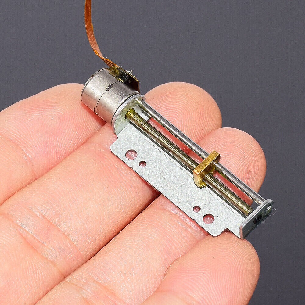 Mini 2-phase 4-wire Mini Stepper Motor Micro linear Screw Shaft Position Slider