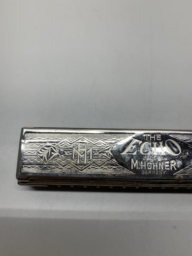 Vintage The Echo M Hohner Harmonica G Germany