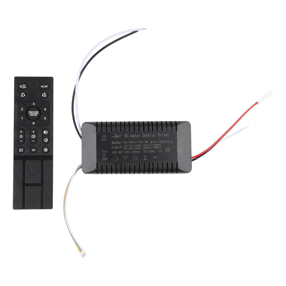 Easy to Use Remote Control for Ceiling Fan Light with 6 Speed Settings