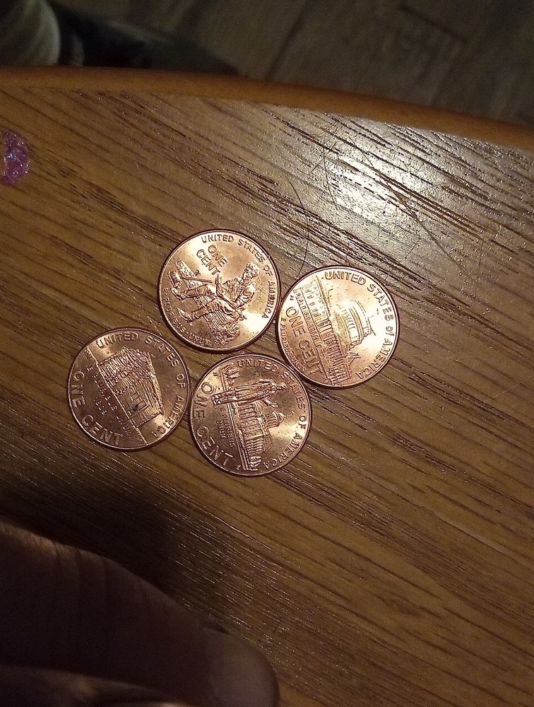 2009 Bicentennial Lincoln Cent 4- Coin Set/Error