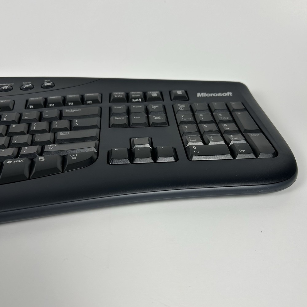 Microsoft wireless desktop combo 3000- keyboard, mouse, receiver - USB