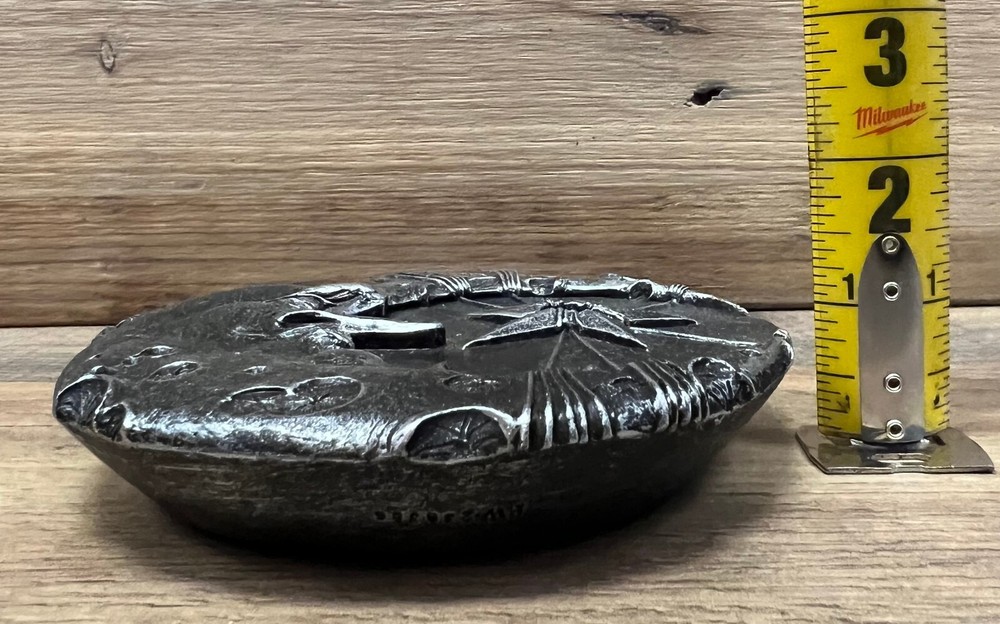 Celestial Moon Resin Incense Burner 5" x 1"