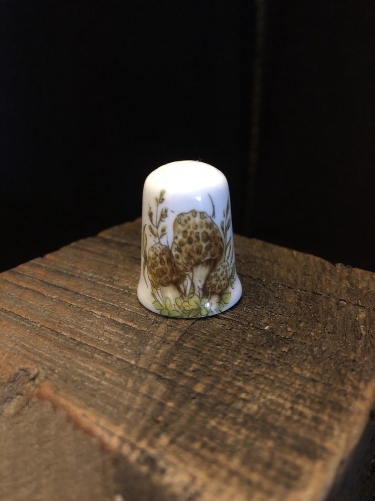 Four Vintage Bone China Thimbles