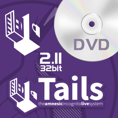 TAILS 2.11 Anonymous Browsing OS LINUX LIVE Bootable 32bit DVD