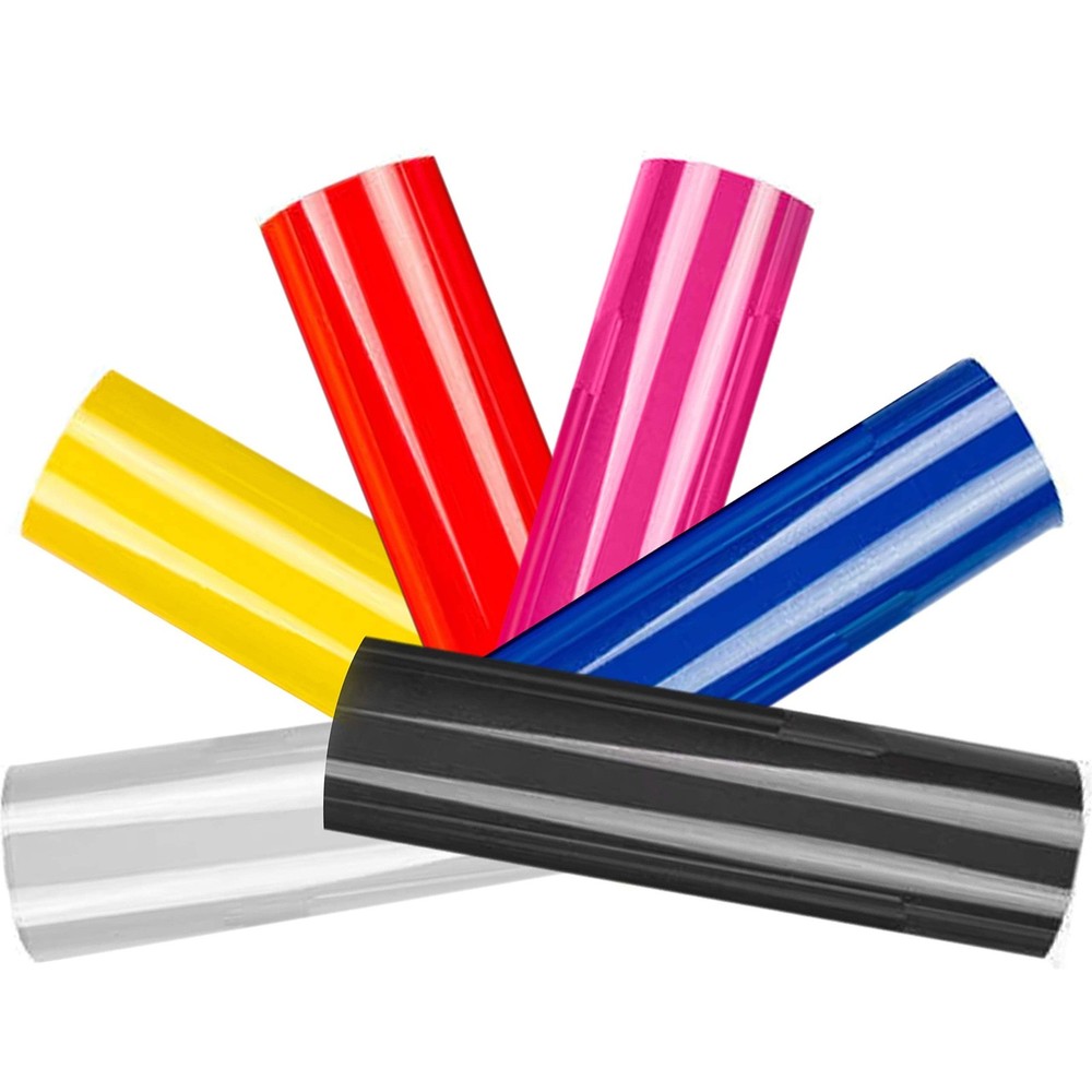 651 Multi-Color Vinyl Starter Kit 12 Inch x 5ft Roll Bundle Including Toolkit...