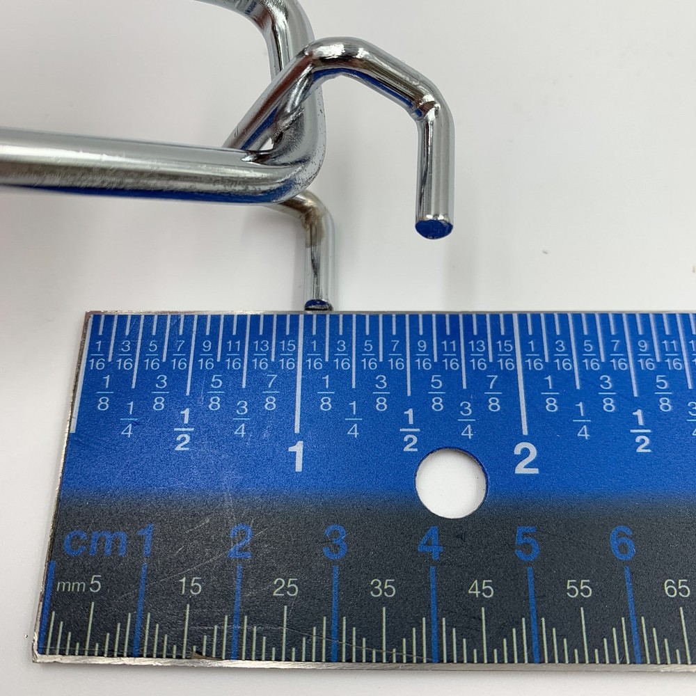 100 Pack 8" Long Retail Peg Board Hook Tag Hang